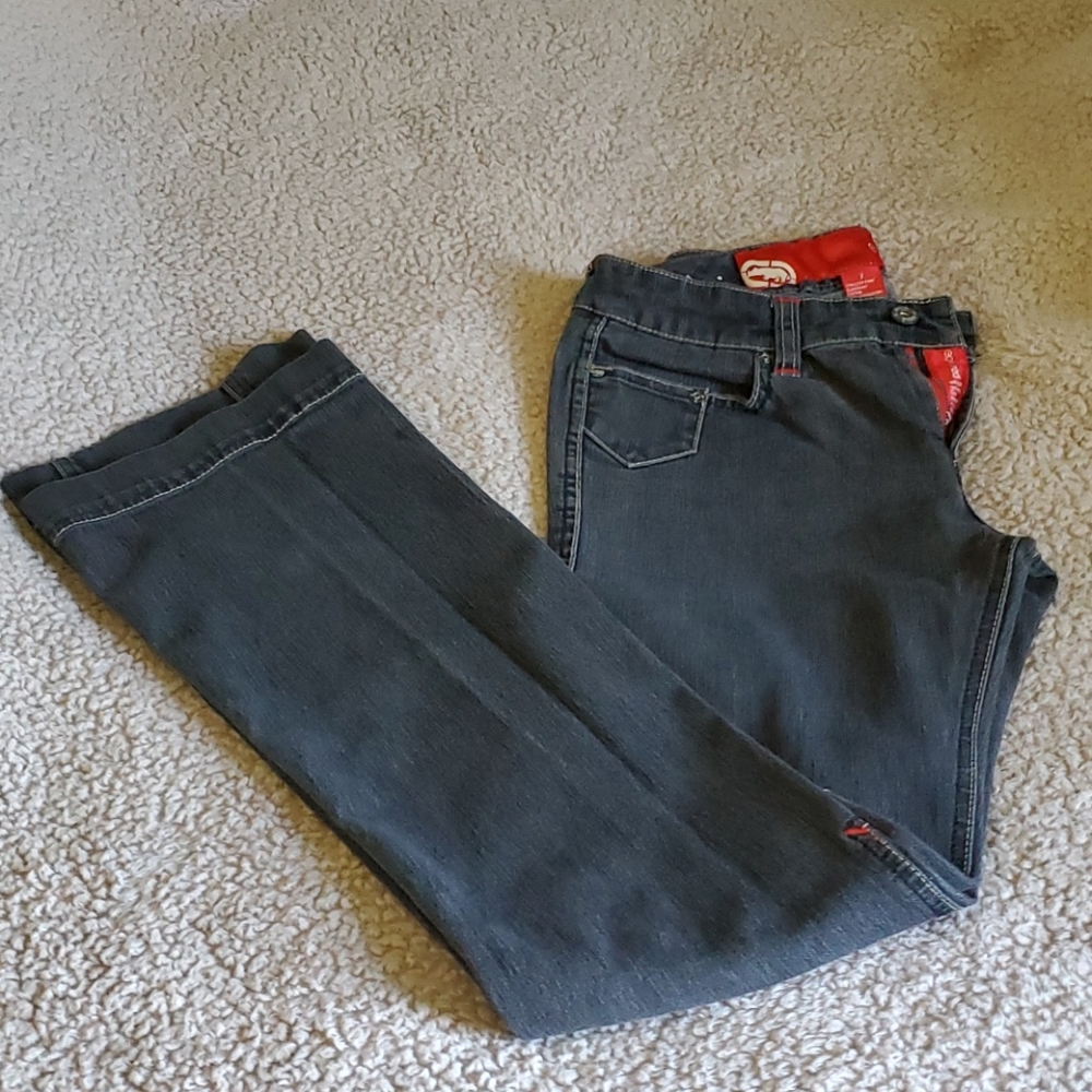 "Vintage" Echo Red Jeans